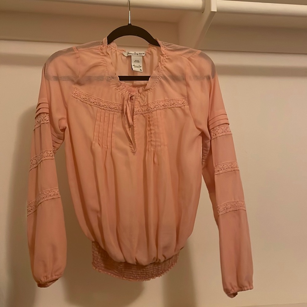 2/$10 Light Orange Long Sleeve